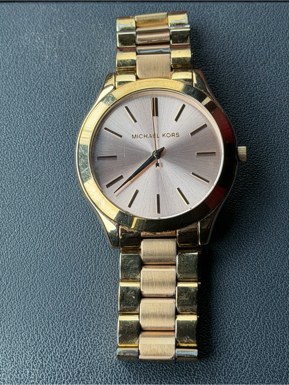 Michael Kors Gold Watch with Champagne Dial